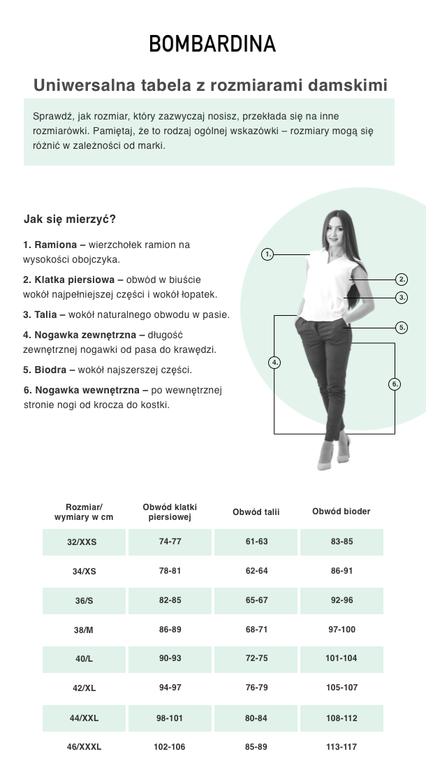 Size Guide - Damski