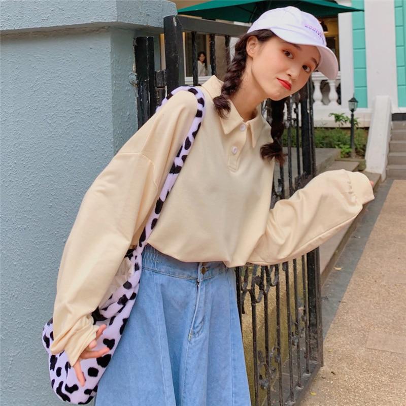 Damska koszulka polo z długim rękawem-Bombardina.pl