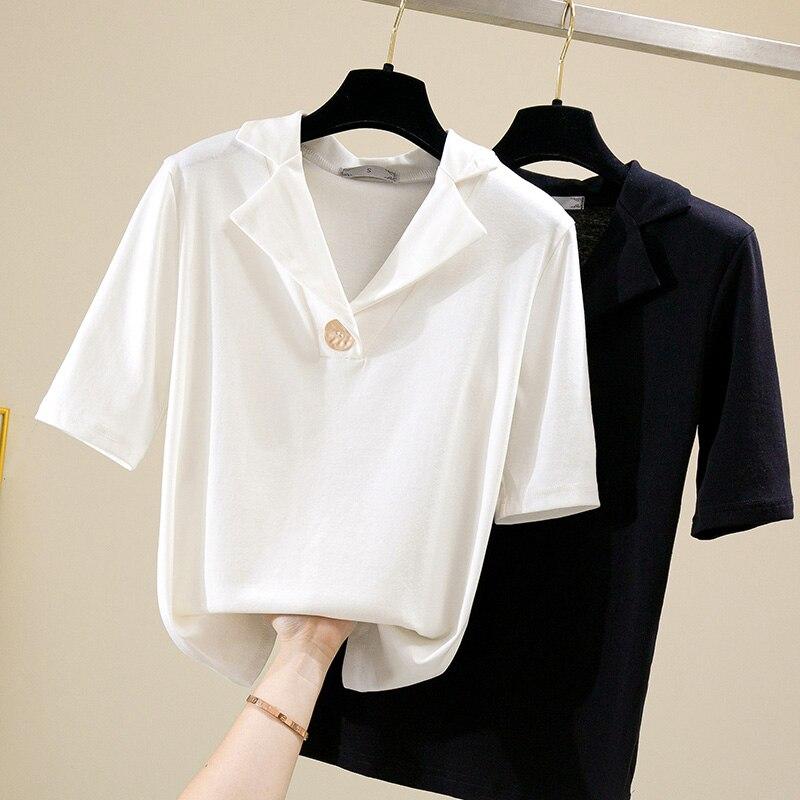 Damska koszulka polo o luźnym kroju-Bombardina.pl