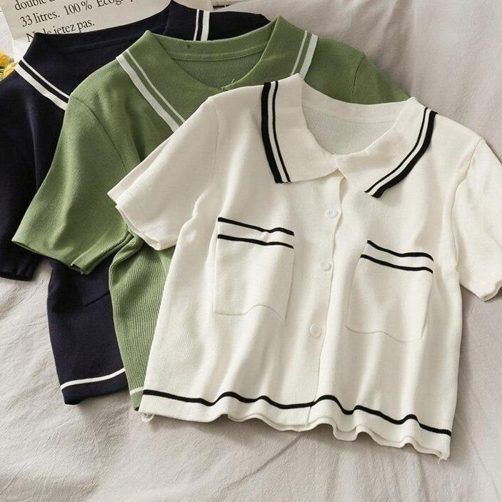 Damska koszulka polo z kieszeniami-Bombardina.pl