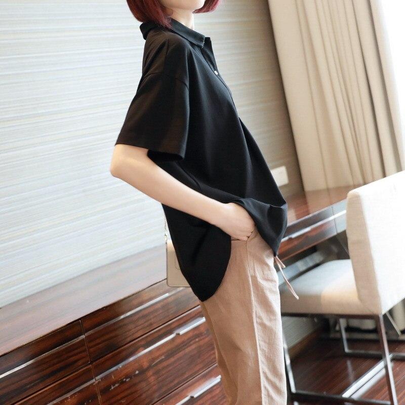 Damska koszulka polo o luźnym kroju-Bombardina.pl