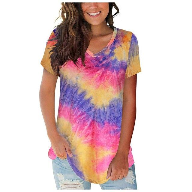 Koszulka T-shirt damska tie-dye-Bombardina.pl