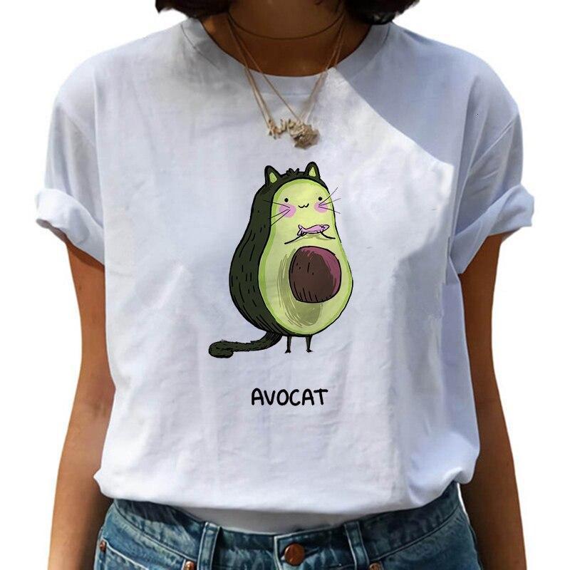 Koszulka T-shirt damska z motywem awokado-Bombardina.pl
