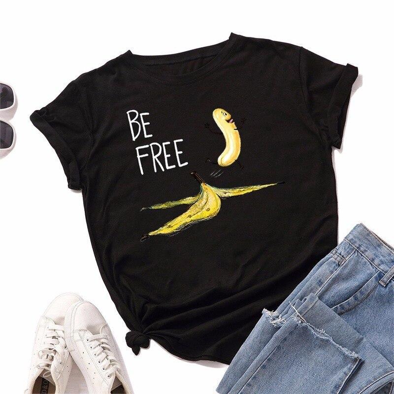 Koszulka T-shirt damska z motywem banana-Bombardina.pl