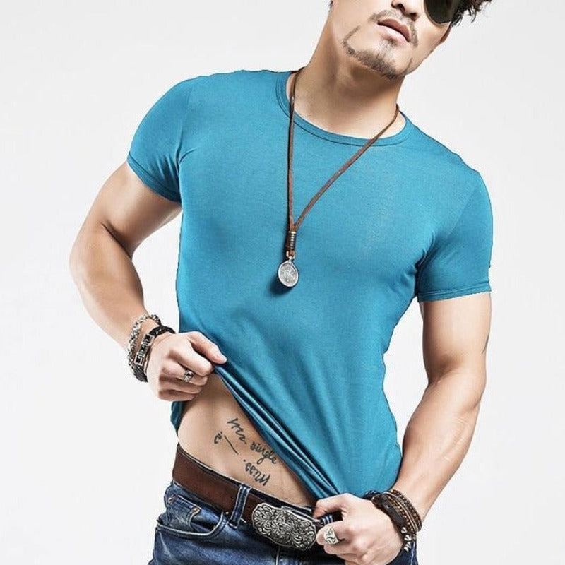 Koszulka T-shirt męska gładka-Bombardina.pl