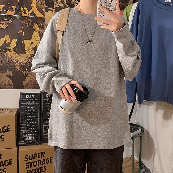 Koszulka z długim rękawem damska o luźnym kroju-Bombardina.pl