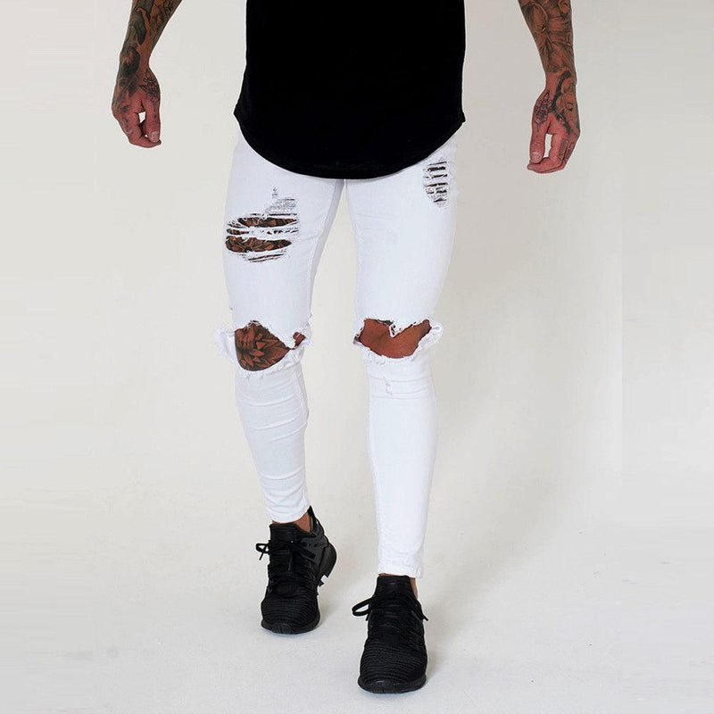 Męskie jeansy slim fit-Bombardina.pl