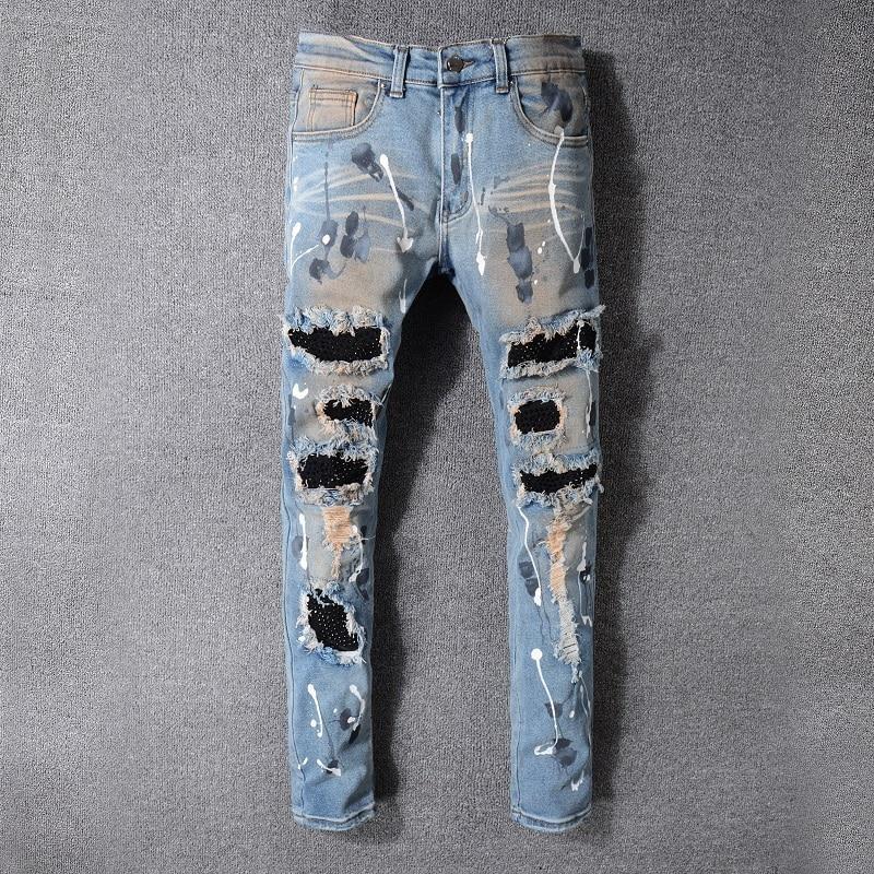 Męskie jeansy slim fit-Bombardina.pl