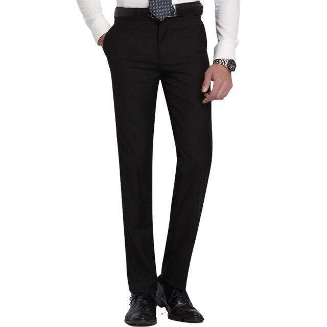 Męskie spodnie materiałowe slim fit-Bombardina.pl