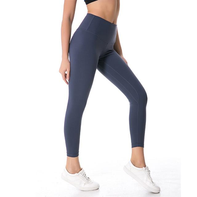 Sportowe legginsy gładkie-Bombardina.pl