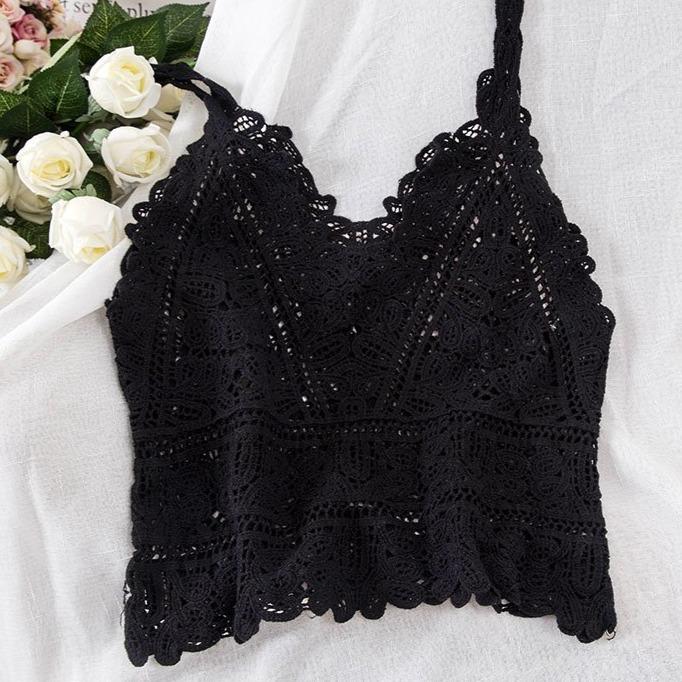 Tank top damski koronkowy-Bombardina.pl