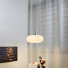 Lampa wisząca z opalizującym kloszem