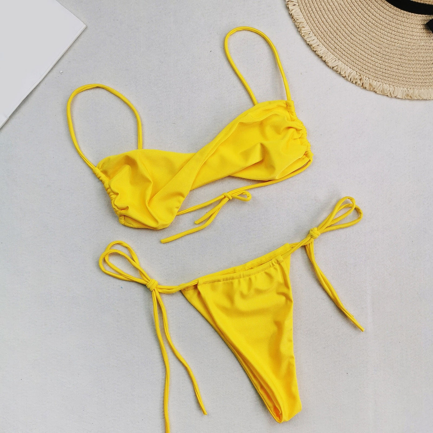 Dwuczęściowy strój kąpielowy mikro bikini