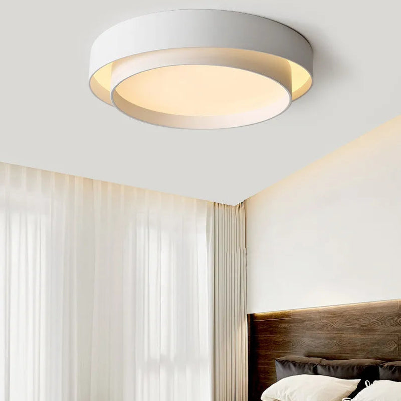 Elegancka okrągła lampa sufitowa LED