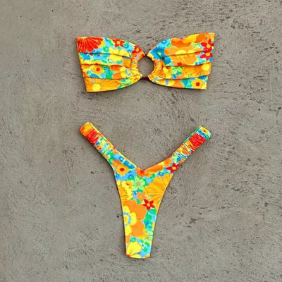 Dwuczęściowy strój kąpielowy mikro bikini