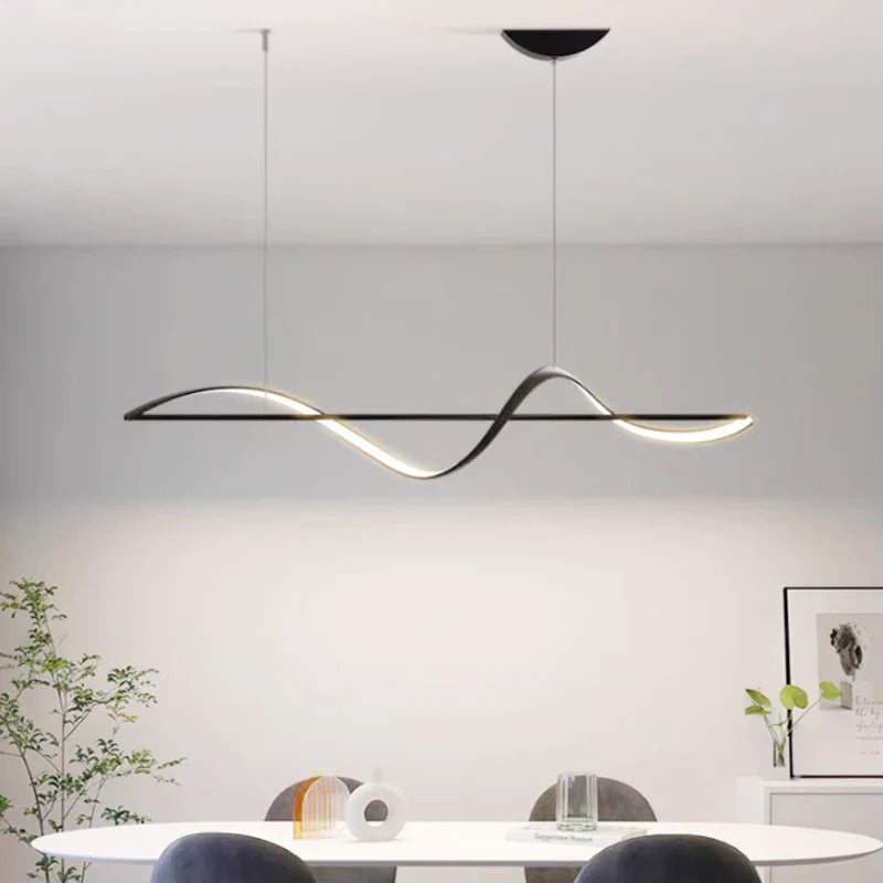 Nowoczesna lampa wisząca LED „Fala”