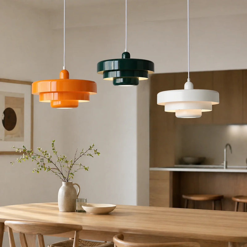 Lampa wisząca LED o nowoczesnym geometrycznym kształcie