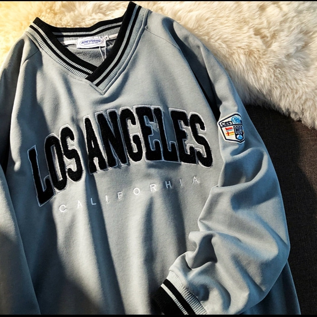 Damska bluza z napisem "LOS ANGELES" w stylu retro