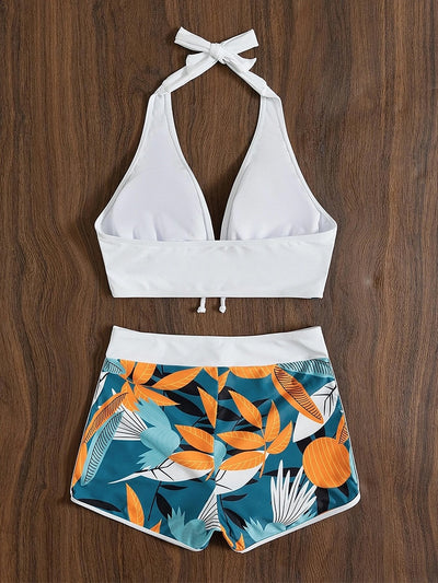 Dwuczęściowy strój kąpielowy bikini plus size