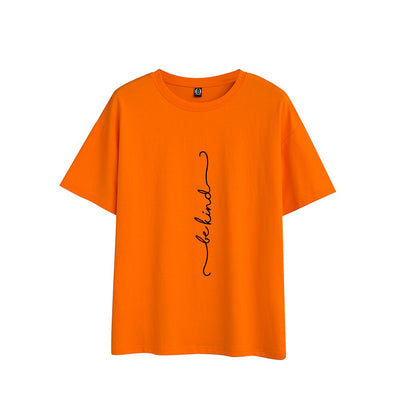 Damski T-shirt z minimalistycznym napisem