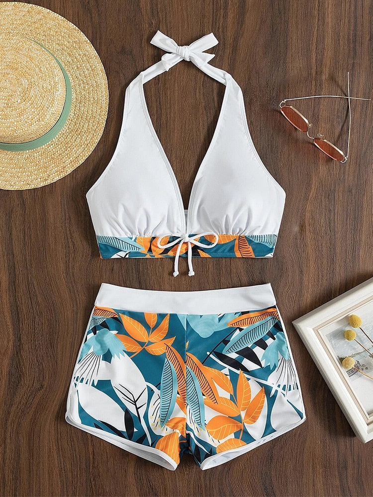 Dwuczęściowy strój kąpielowy bikini plus size