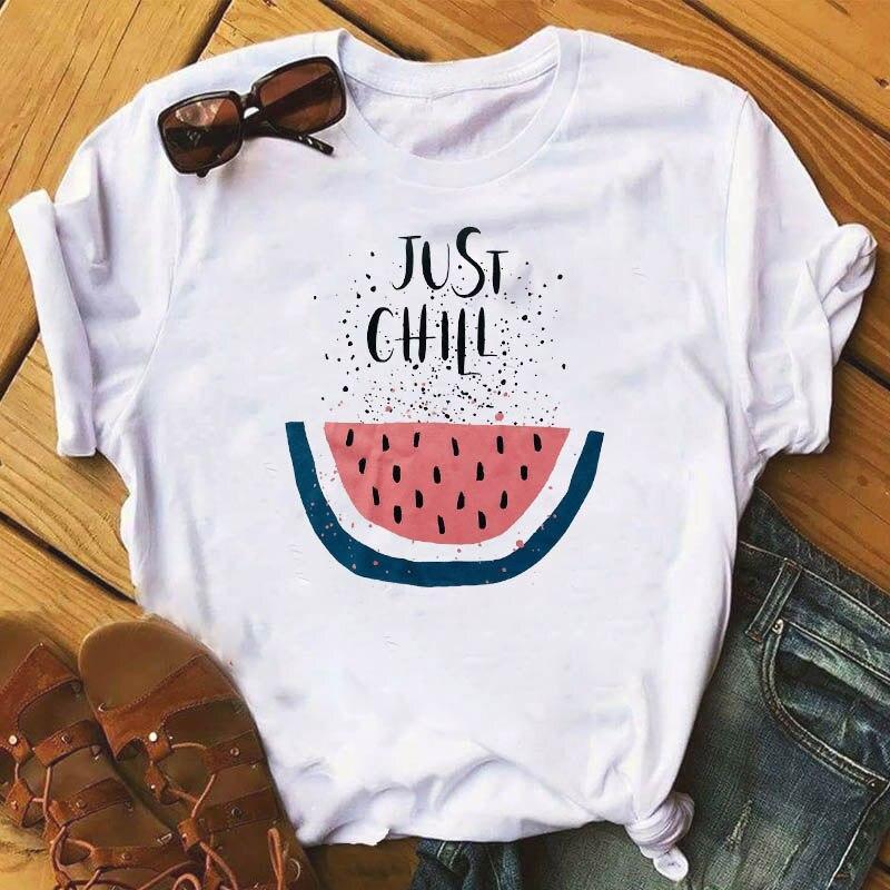 Koszulka T-shirt damska z motywem owoców-Bombardina.pl