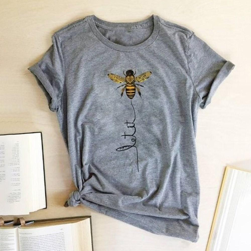 Koszulka T-shirt damska z motywem pszczoły-Bombardina.pl