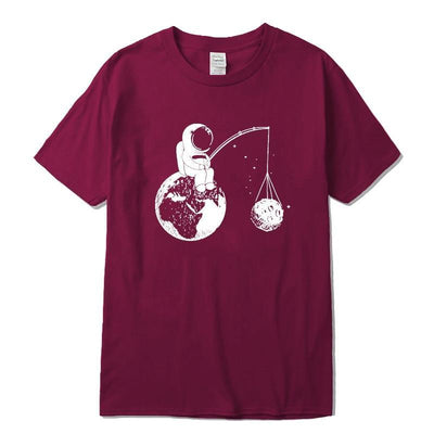 Koszulka T-shirt męska z motywem astronauty-Bombardina.pl