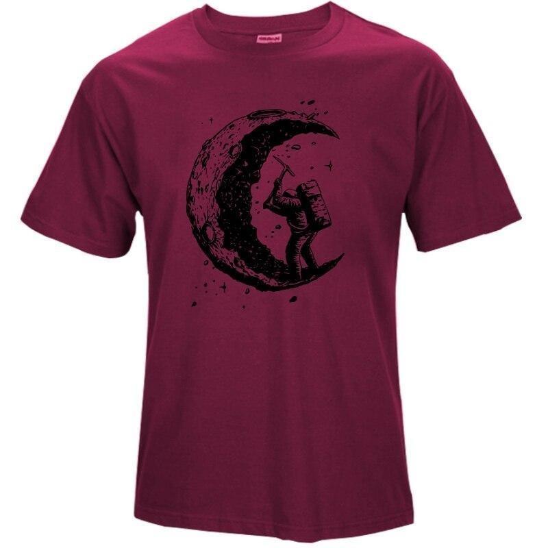 Koszulka T-shirt męska z motywem księżyca-Bombardina.pl
