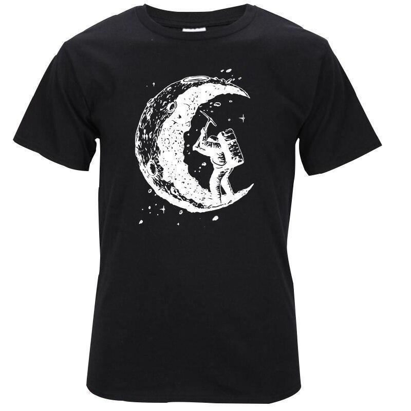 Koszulka T-shirt męska z motywem księżyca-Bombardina.pl